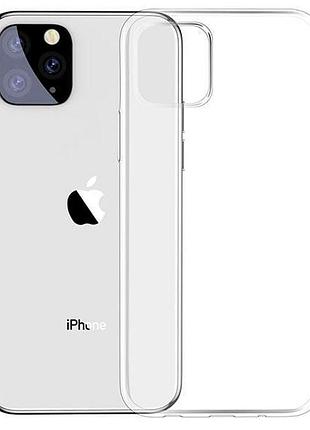 Чехол baseus для apple iphone 11 pro simple series, transparent (arapiph58s-02) 4772509