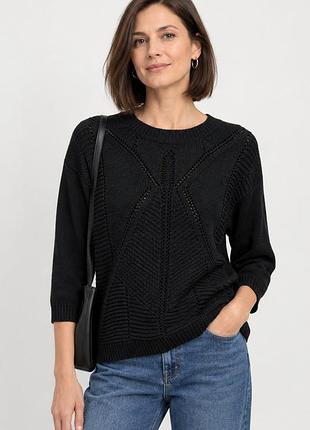Джемпер женский черный jacqueline de yong с узором