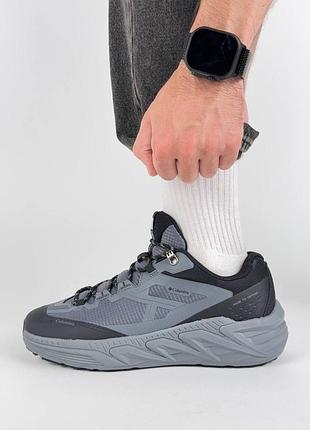 Мужские кроссовки columbia vibram mega grip grey black