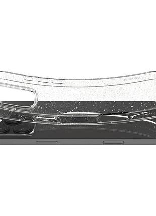 Чохол spigen для iphone 16 pro - liquid crystal glitter, crystal quartz (acs08113) 4937204 4