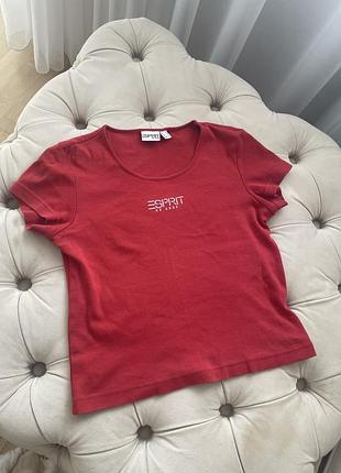 Футболка жіноча esprit червона м