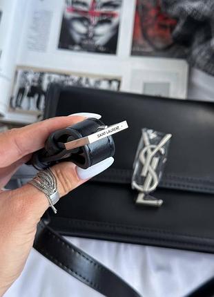 Женская сумка премиум large solferino black/silver 2
