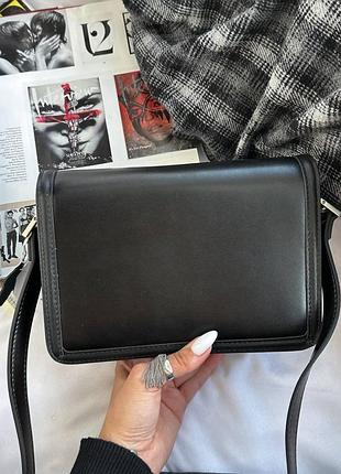 Женская сумка премиум large solferino black/silver 5