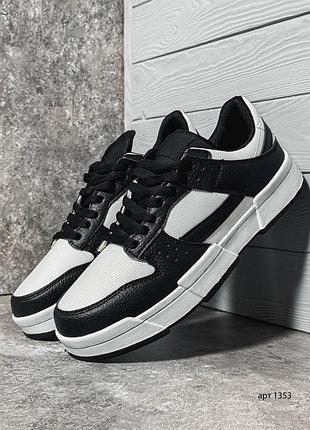 Кроссовки city pulse black white