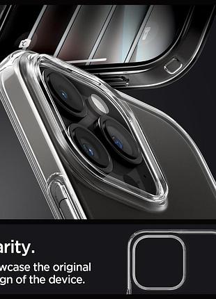 Чохол spigen для iphone 15 pro max - liquid crystal, crystal clear (acs06557) 4774008 2