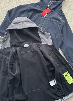 Мужская ветрозащитная куртка helly hansen waterproof jacket оригинал