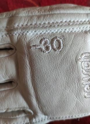 До -30с теплые перчатки - р.7 1/2 кожаные белые перчатки reusch1 фото
