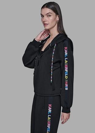 Костюм женский karl lagerfeld черный белый 8