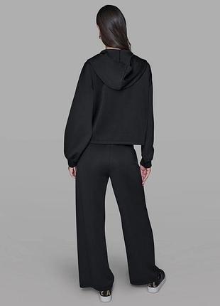 Костюм женский karl lagerfeld черный белый 2