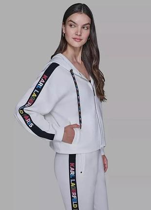 Костюм женский karl lagerfeld черный белый 3