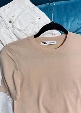Базова футболка zara 8