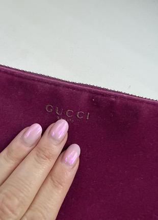 Оксамитова косметичка gucci 2