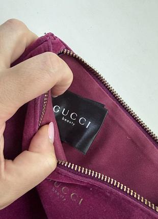 Оксамитова косметичка gucci 3