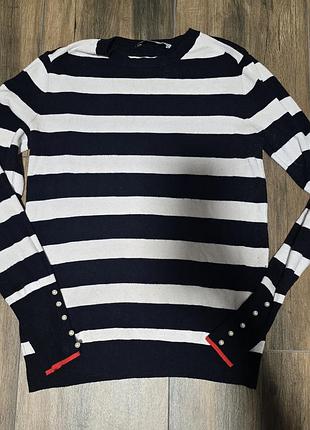 Джемпер в полоску от бренда zara