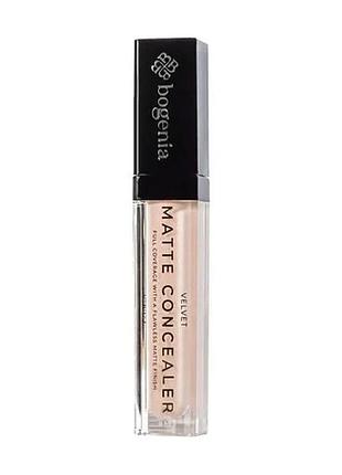 Консилер для обличчя bogenia velvet matte concealer 004 cream beige, 6 мл