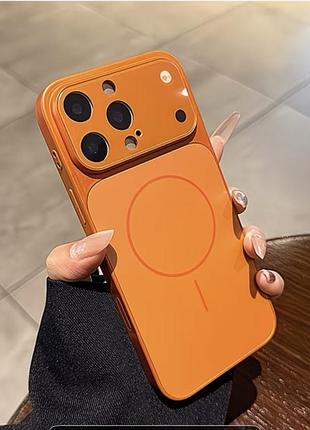 Чохол для iphone 16pro оранжевий