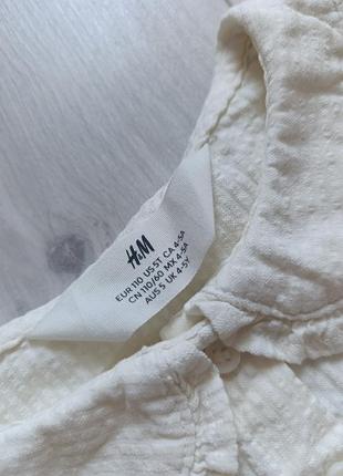 Блуза от h&amp;m на 4-5роков 4