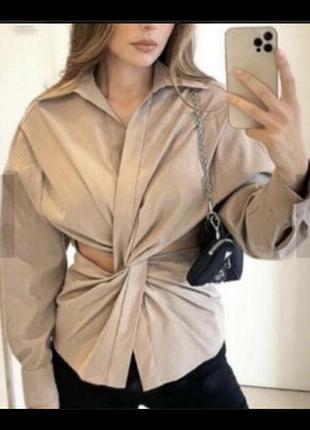 Сорочка блуза zara розмір xl