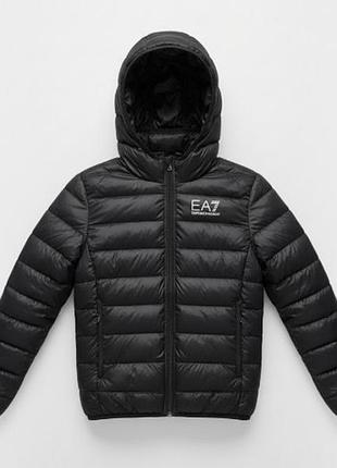 Детский пуховик ea7 emporio armani, размер 12 лет (150 см) - оригинал.