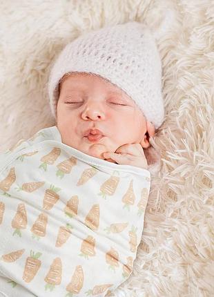 Евролепешка кокон gllquen baby на липучках на 0-3м