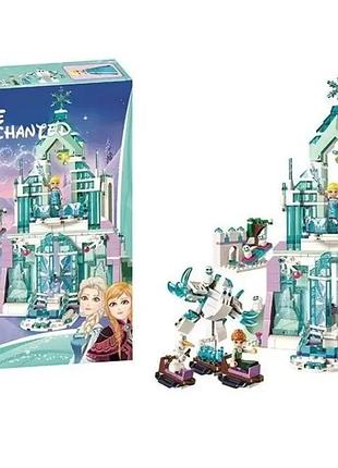 Конструктор для дівчинки замок ельзи холодне серце frozen 10664 (709 деталей)