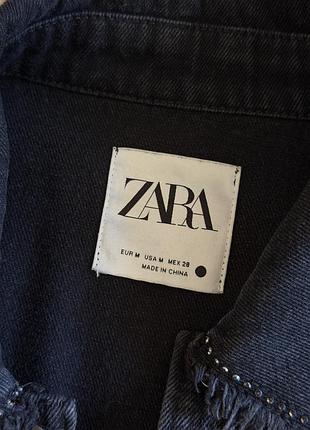 Джинсова куртка zara 4