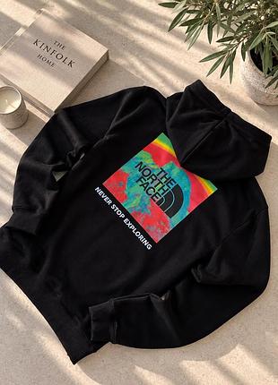 Худі tnf із кольоровим логотипом