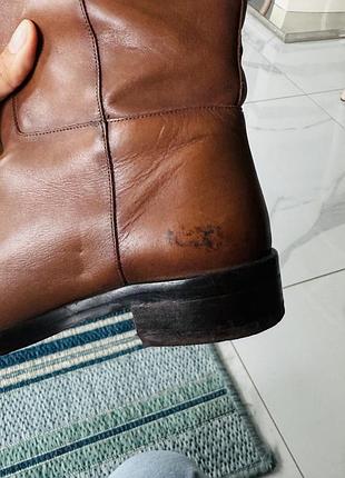 Шкіряні чоботи massimo dutti, розмір 39 3