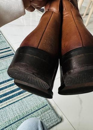 Шкіряні чоботи massimo dutti, розмір 39 4