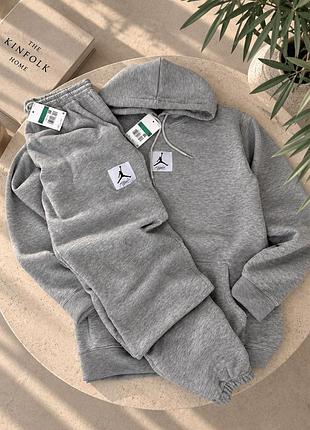 Костюм jordan flight сірий