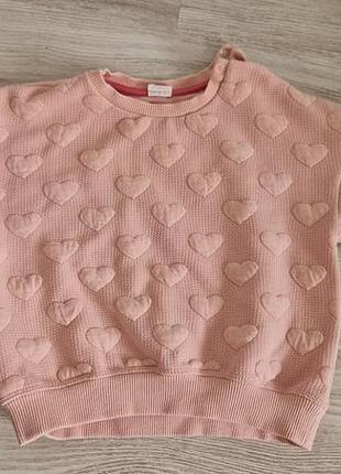Кофта світшот без утеплення h&m , 86р