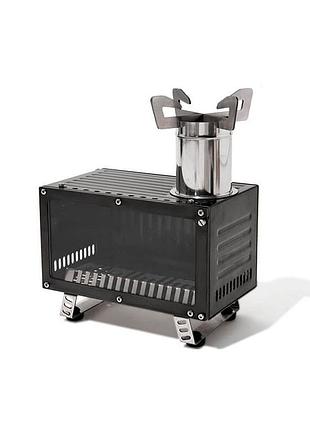 Піч дров'яна mobi garden multifunctional stove nx22688001 black 5006127