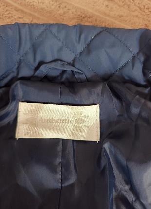 Стеганая демисезонная куртка c&amp;a authentic (темно-синяя 4