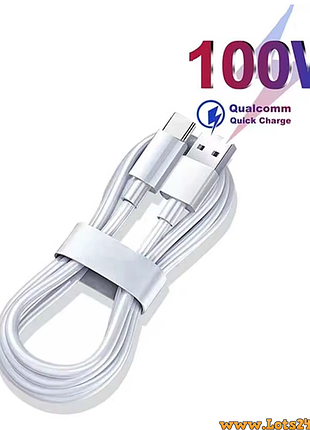 Кабель type c 100w 10a для быстрой зарядки huawei oppo vivo usb дата шнур передачи данных телефона планшета ноутбука macbook