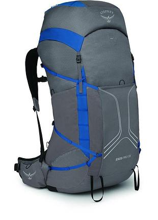 Рюкзак osprey exos pro 55 dale grey/agam blue розмір l/xl
