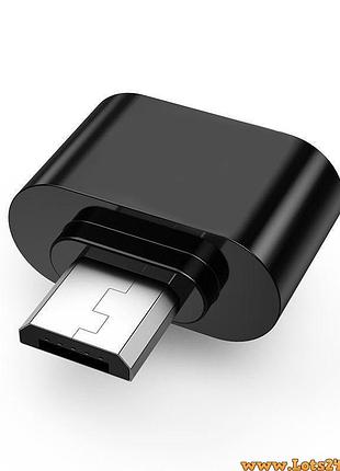 Otg адаптер перехідник з micro usb тато на usb type a мама конвертер
