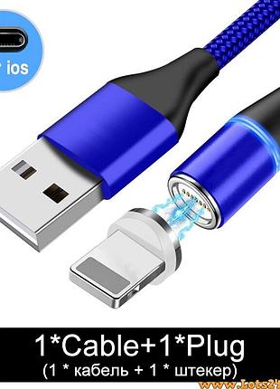 Магнитная зарядка usb iphone lightning магнитный дата кабель для быстрой зарядки зарядка на магните для айфона