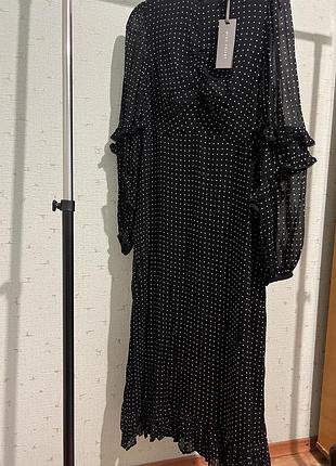 Сукня шифонова в горошок mint velvet