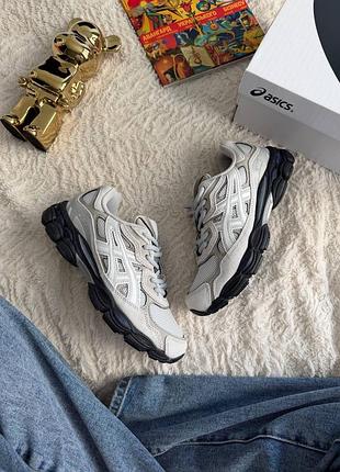 Кросівки asics gel nyc glacier grey 4