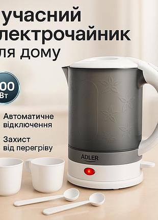 Мощный чайник для кипячения adler, самый лучший чайник надежный электрический eo-16