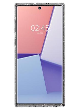 Чехол spigen для samsung galaxy note 10 liquid crystal glitter, crystal quartz (628cs27371) 4772359 8