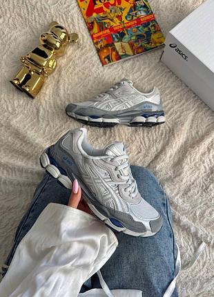 Кросівки asics gel nyc gravel grey