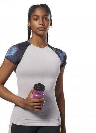 Термо футболка жен. reebok activchill oil slick (арт. d93886) xs (38-40)