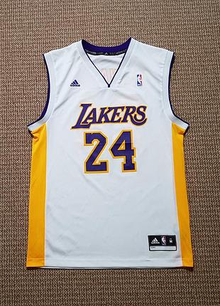 Adidas nba kobe bryant la lakers jersey майка джерси баскетбольная оригинал (m)