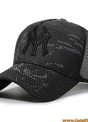 Бейсболка new york yankees wolf черная кепка ny