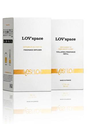 Ароматический диффузор yesformov lov'space + рефил titillating fragrance refill, пряный аромат
