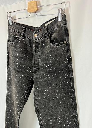 Джинси в камінцях zara 3