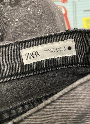 Джинси в камінцях zara 4