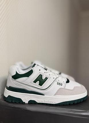 Чоловічі спортивні кросівки new balance 550 white/green 43 розмір, 26,5 см