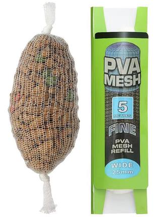 Пва сітка для риболовлі pva mesh 25 мм 5 м (480)